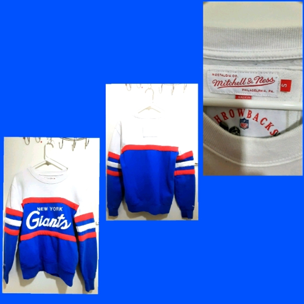 Mitchell & Ness Vintage New York Giants Sweater